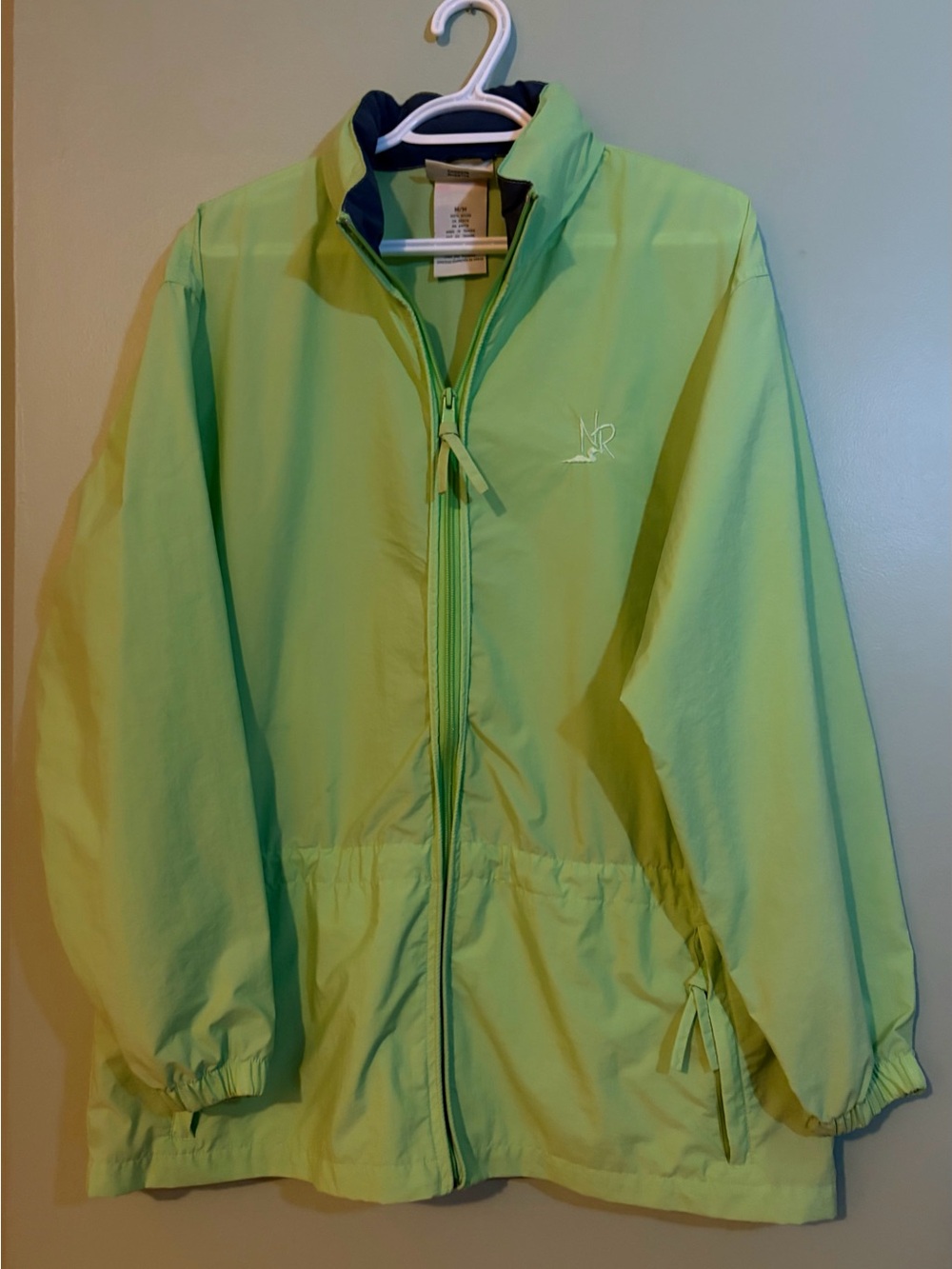 Vtg 90s Northern Reflections Windbreaker Jacket M Oversized Green Gorpcore Nylon